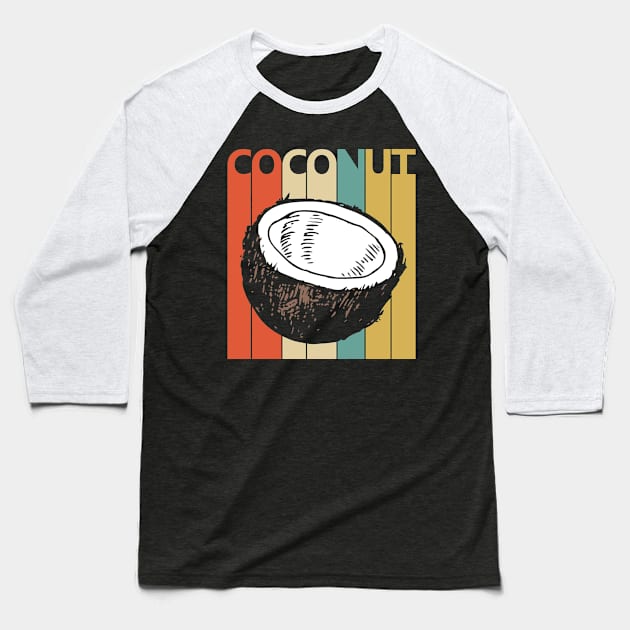 Vintage Coconut Baseball T-Shirt by GWENT